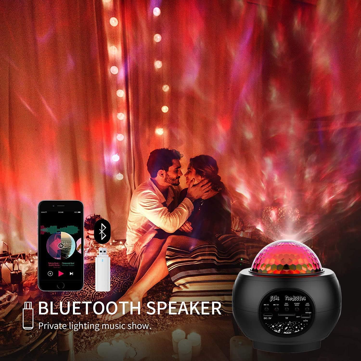 Laser Projector Galaxy Star Projector Nebula for Bedroom Adults Starry