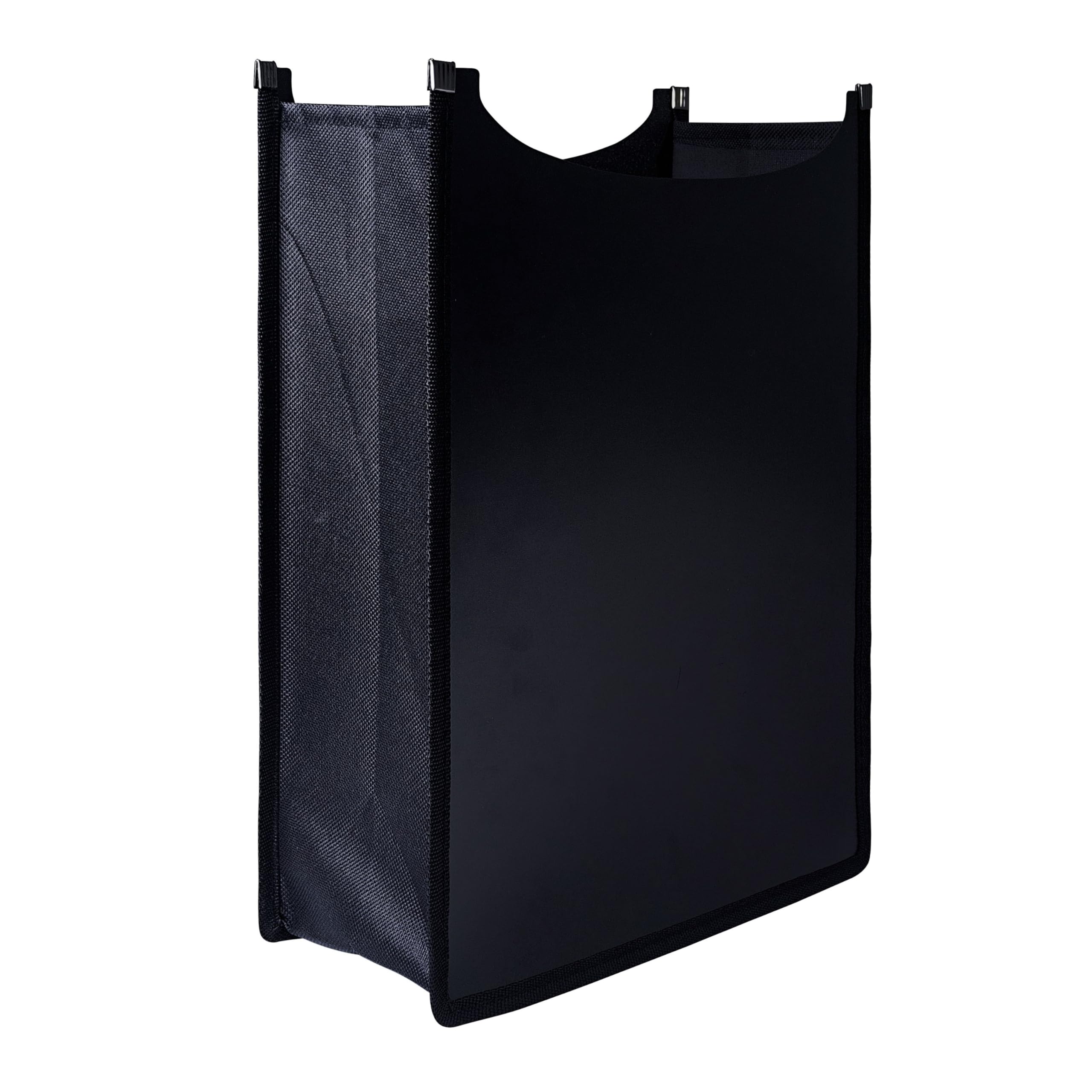 D.RECT 6 Pcs School Notebook Box A4 - Children's Document Box for Notebooks, File Folders in School Bag and Backpack - Sturdy Exercise Book Folder for The Rucksack, Black