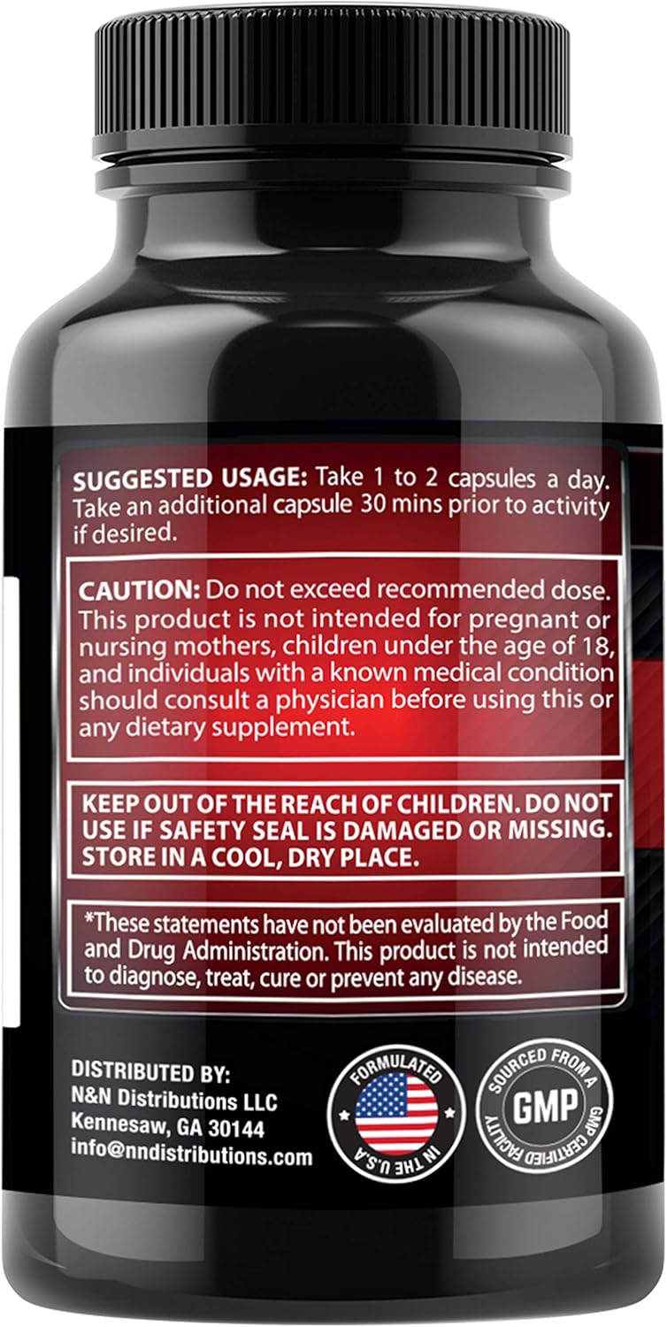 Test Boost Advanced Dietary Supplement - Male Enhancement Formula - Powerful Stamina, Strength, Energy & Endurance Supplement - Supports Healthy Test Training & Natural T Levels - 60 Capsules: Health & Personal Care