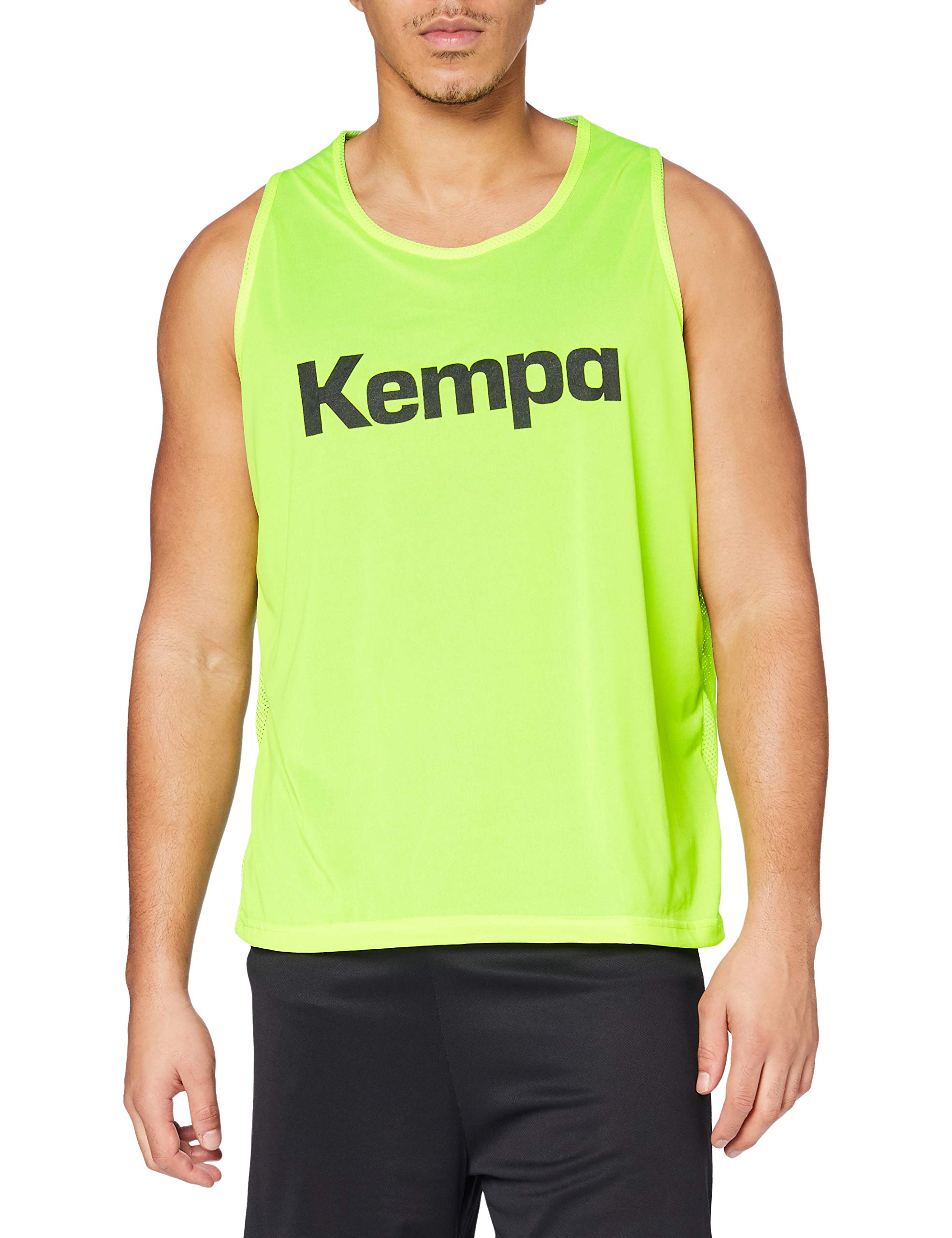 Kempa Men Marking shirt-200315002 Marking Shirt - Fluo Yellow/kempa Blue, XL/2XL