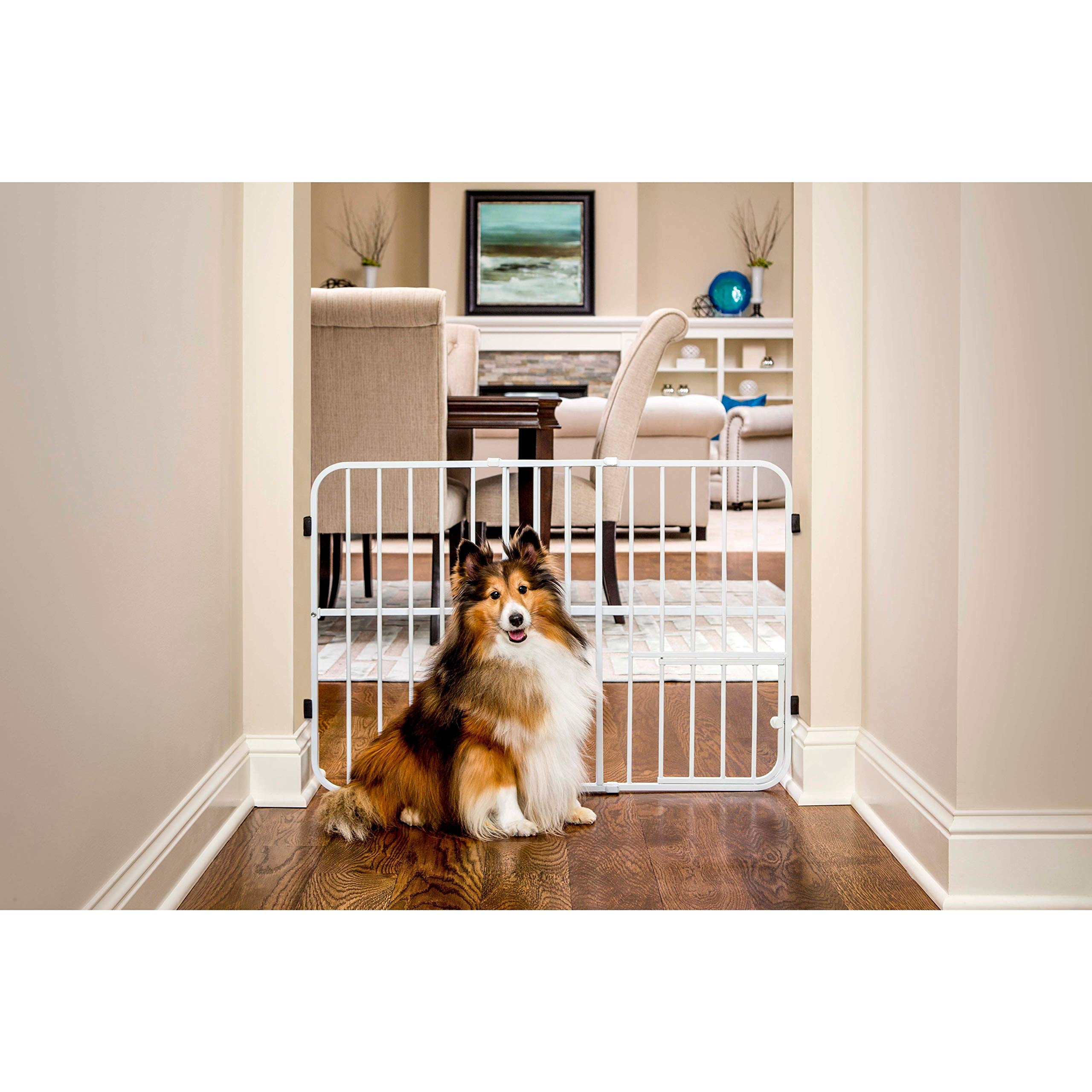 Carlson Tuffy Expandable Pet and Baby Gate, Pressure Mount