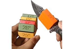YEVVA Angle guiding maintaining guide wedges and 13° 15° 17° 21° 25° 28° angle guides. Whetstone knife blade sharpener sharpening stone angle wedge.