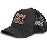Quiksilver Men's Premium Cotton Adjustable Snap Back Logo Trucker Hat