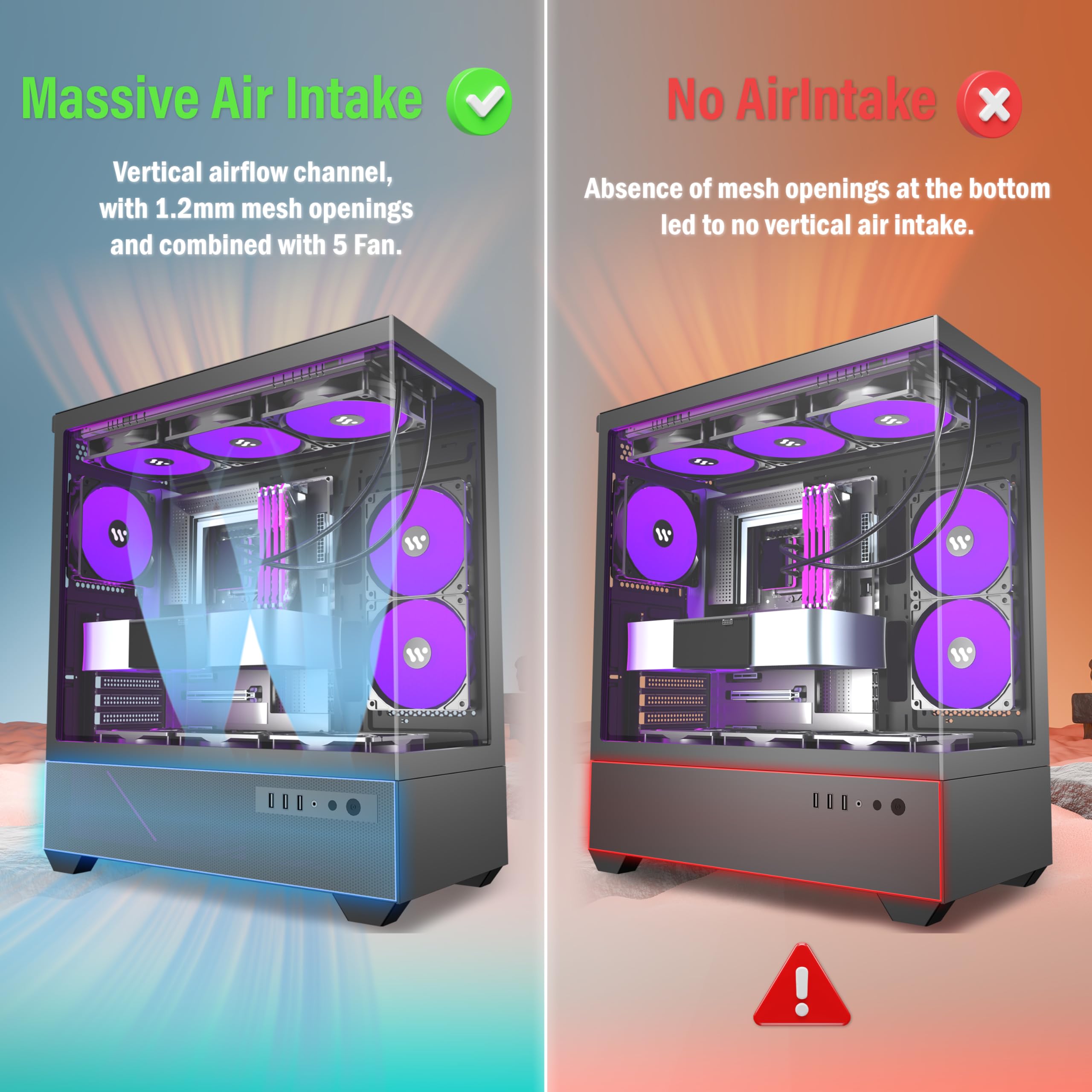 KEDIERS PC CASE H8(Black)