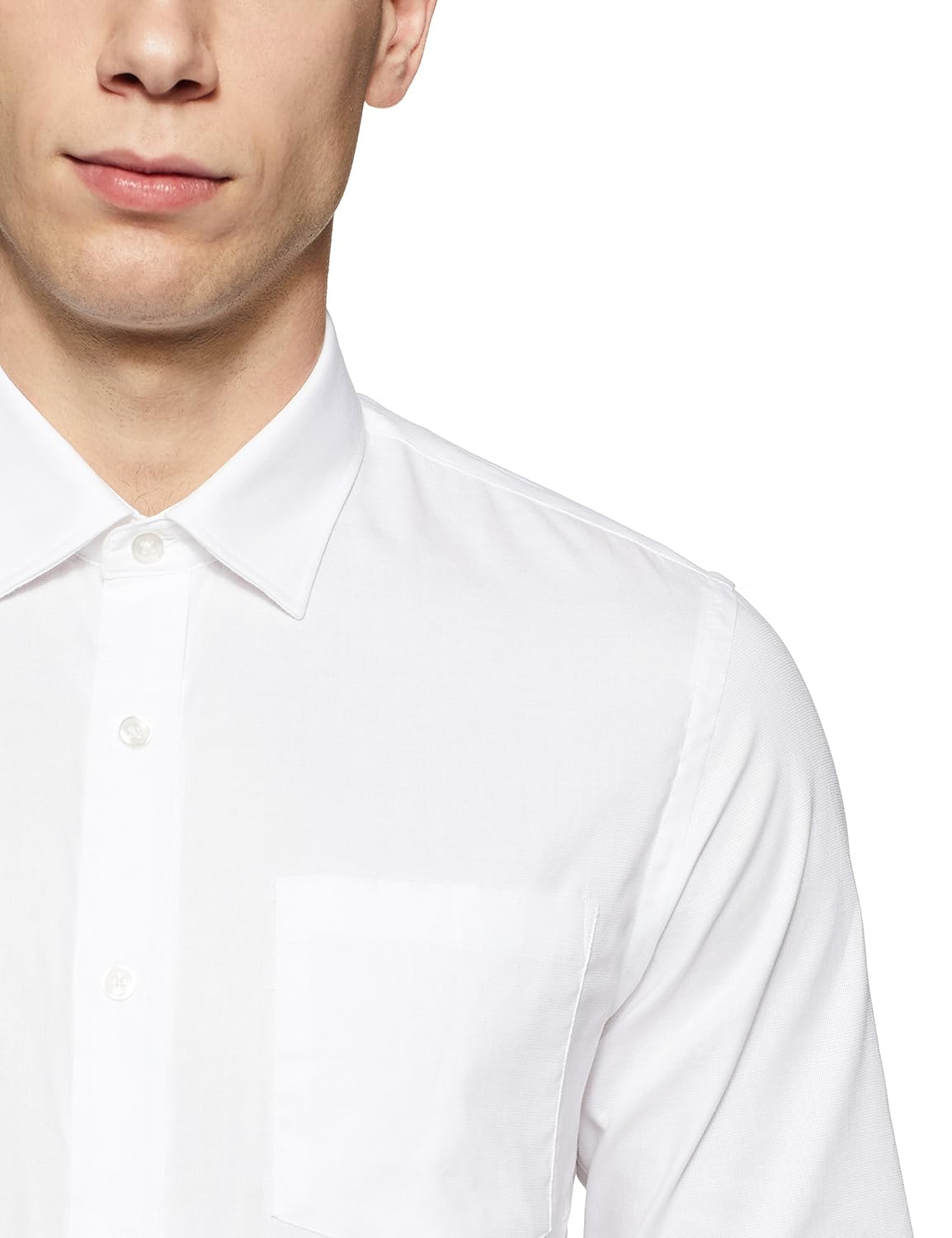 arrow men's plain slim fit formal shirt