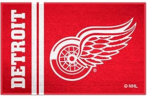 FANMATS 19262 Detroit Red Wings Starter Mat Accent Rug - 19in. x 30in. | Sports Fan Home Decor Rug and Tailgating Mat Uniform Design
