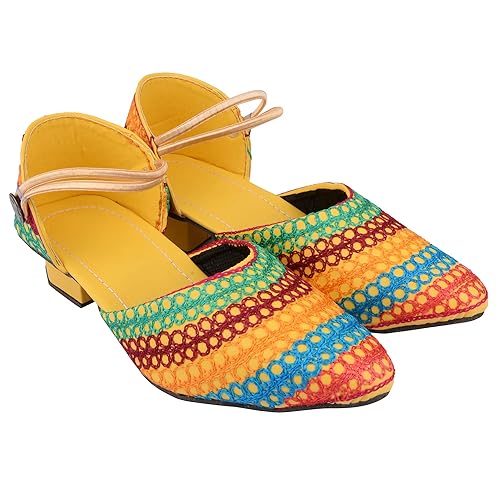 ladies yellow flats