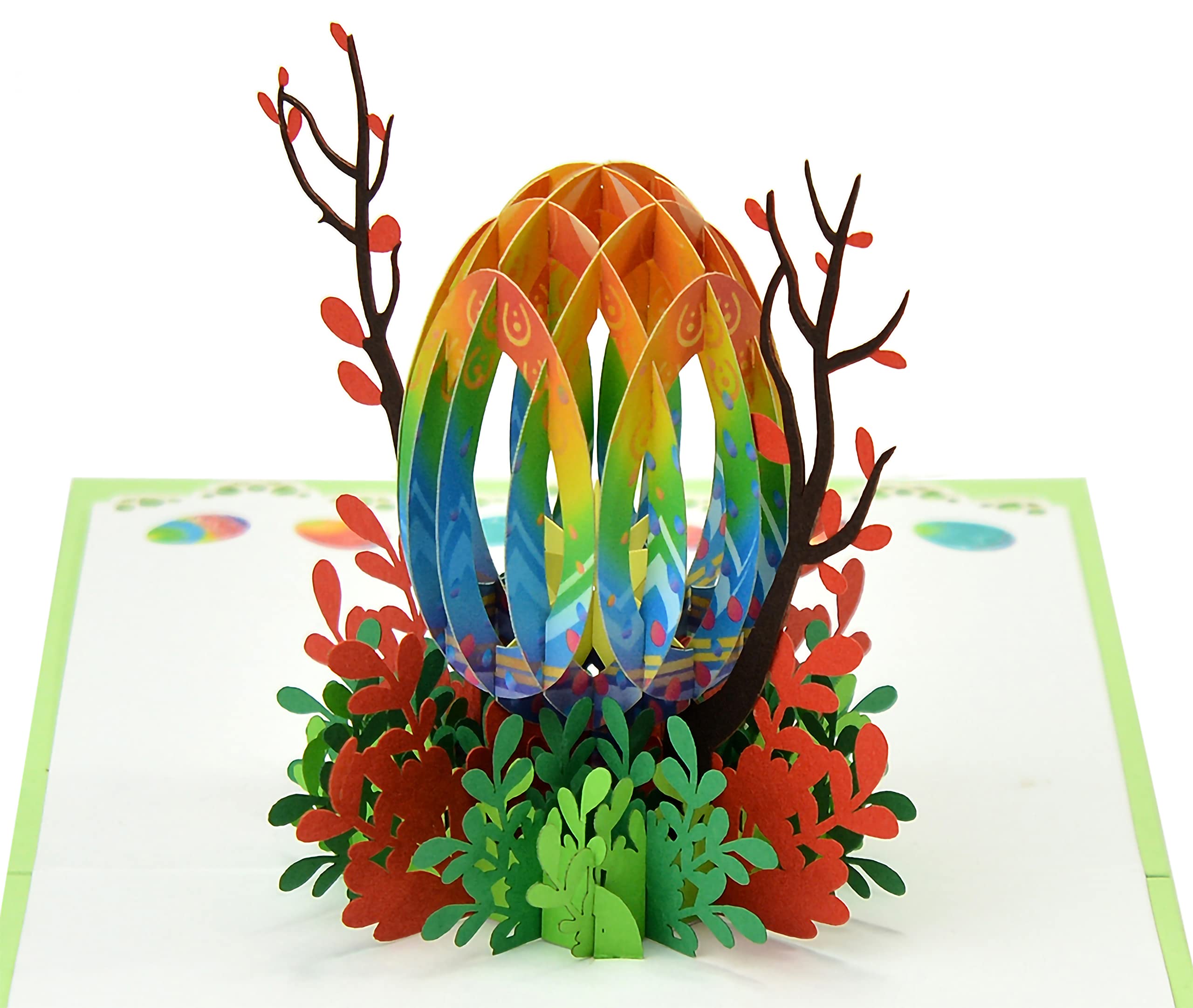 CUTPOPUP Happy Egg, Easter Cards, 3D Greeting Card, Pop Up Cards, Bunny Easter Cards (Color Egg) UK — image 1