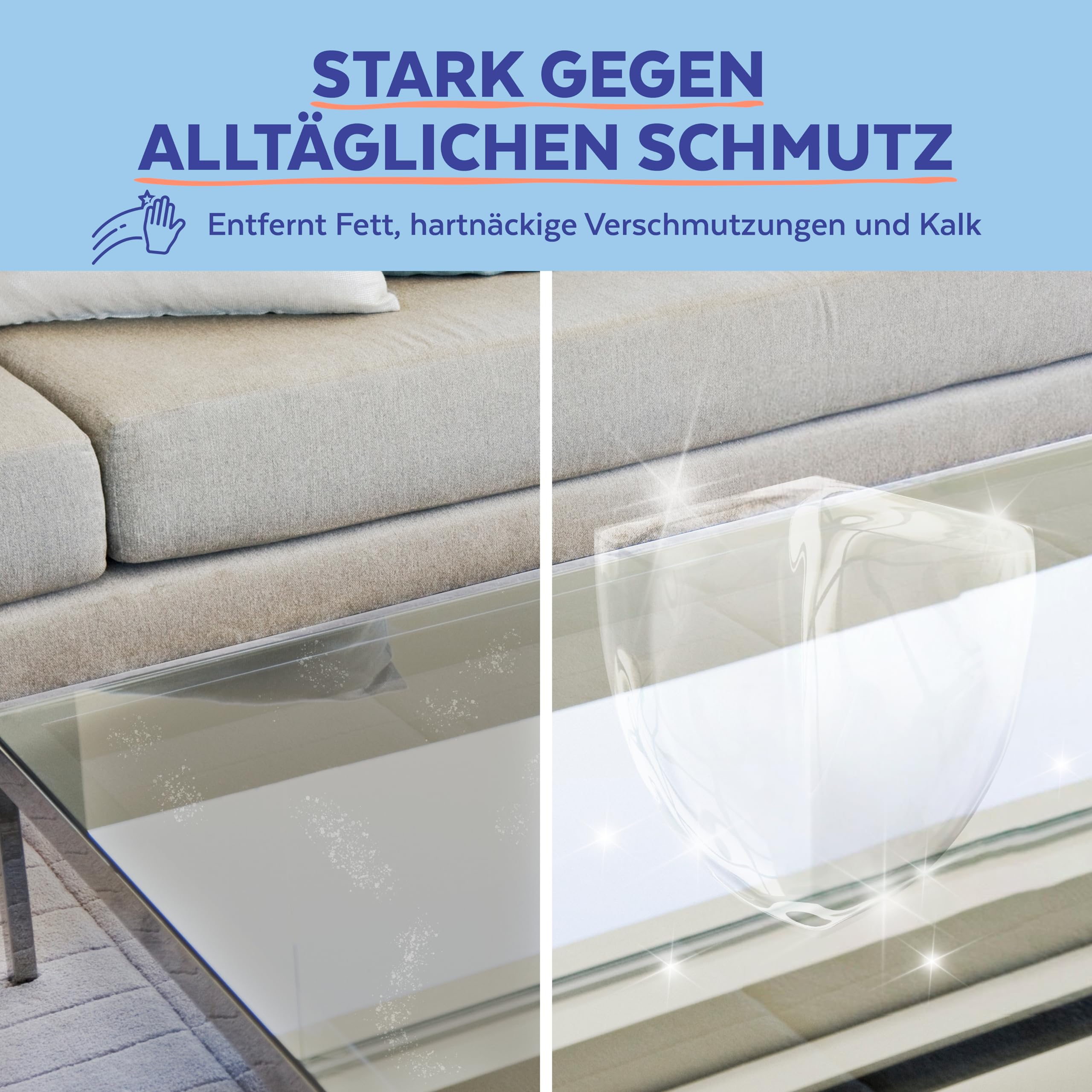 Sagrotan Allzweck-Reiniger – 2in1 Desinfektionsmittel für die zuverlässige Reinigung von Oberflächen – 6 x 750 ml Sprühflasche 3