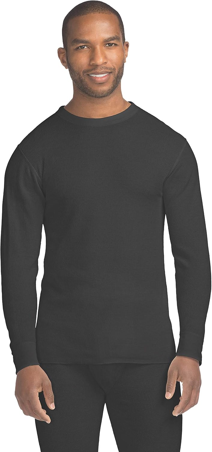 Hanes mens Waffle Knit Thermal Crewneck 3X4X (125444) Amazon.de