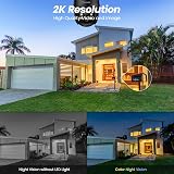 Cinnado Solar Security Camera Outdoor Wireless 2K PIR Night Vision 360 PTZ Black view 4
