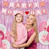 Pink Foil Fringe Curtain Backdrop 2Pcs 1x2.5m Laser Sparkle view 4