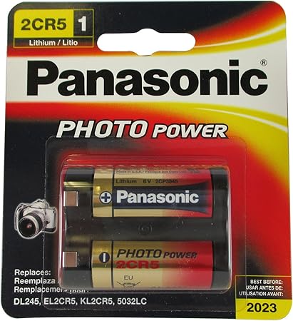 Panasonic 6-Volt Photo Lithium Cylinder 