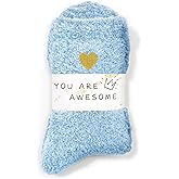 American Trends Coral Fleece Cloud Fuzzy Socks Ultra-Soft Warm Sleep Socks Cozy Unisex Self-Care Gifts Boo Basket Stuffers