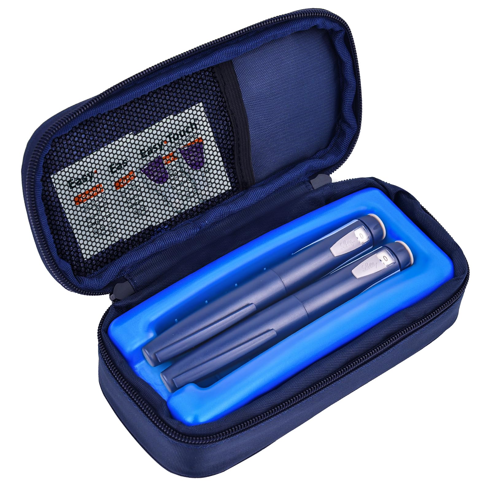Photo 1 of Cruxer Insulin Cooler Pen Travel Case Tsa Approved,Refrigerated Medical Bag with Protective Ice Brick, Diabetes Organizer Medication Insulated Cold Pack,Keep Medicine Cool While Traveling Diabetic Kit