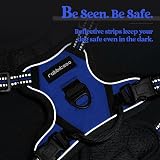 rabbitgoo Dog Harness Small No Pull Adjustable Reflective Blue XS view 8