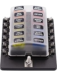 Amazon.com: Fuse Boxes - Fuses & Accessories: Automotive auto fuse boxes 