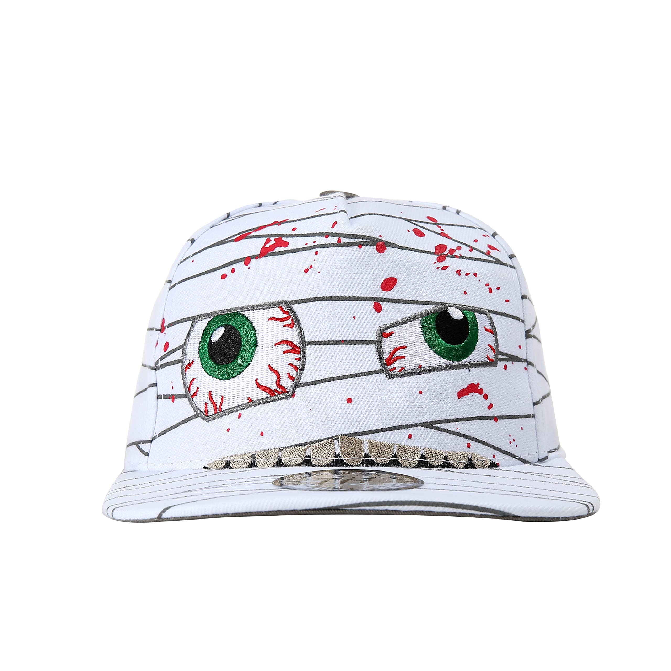 True Heads Halloween Party Mummy Zombie White Fancy Dress Costume Snapback Baseball Cap — image 1