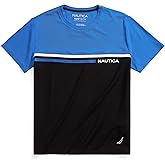 Nautica Mens Nautica Men's Navtech Colorblock Tee