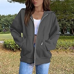 MKLUNJOP Half Zip Sweatshirt Women Zip Up Hoodie