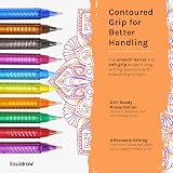 Liquidraw Multicolour Ballpoint Pens Pack of 10 | 1.0 mm Tip, Clip Lid view 6