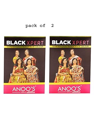 Anoos Black Xpert black henna (pack of 2)