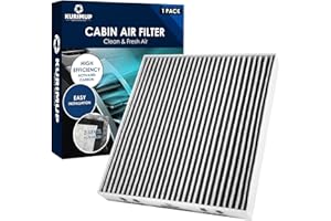 KURIMUP Premium Cabin Air Filter with Activated Carbon,Replacement for CF11809,Fit for Chevrolet Silverado 1500LD/2500HD/3500HD/Suburban,GMC Sierra 1500/2500HD/3500HD/Yukon.