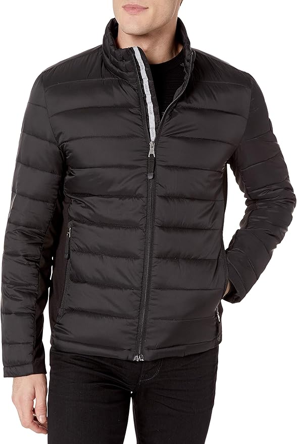 Guess Men's Puffer Jacket, Black, Medium Amazon.ca Clothing & Accessories