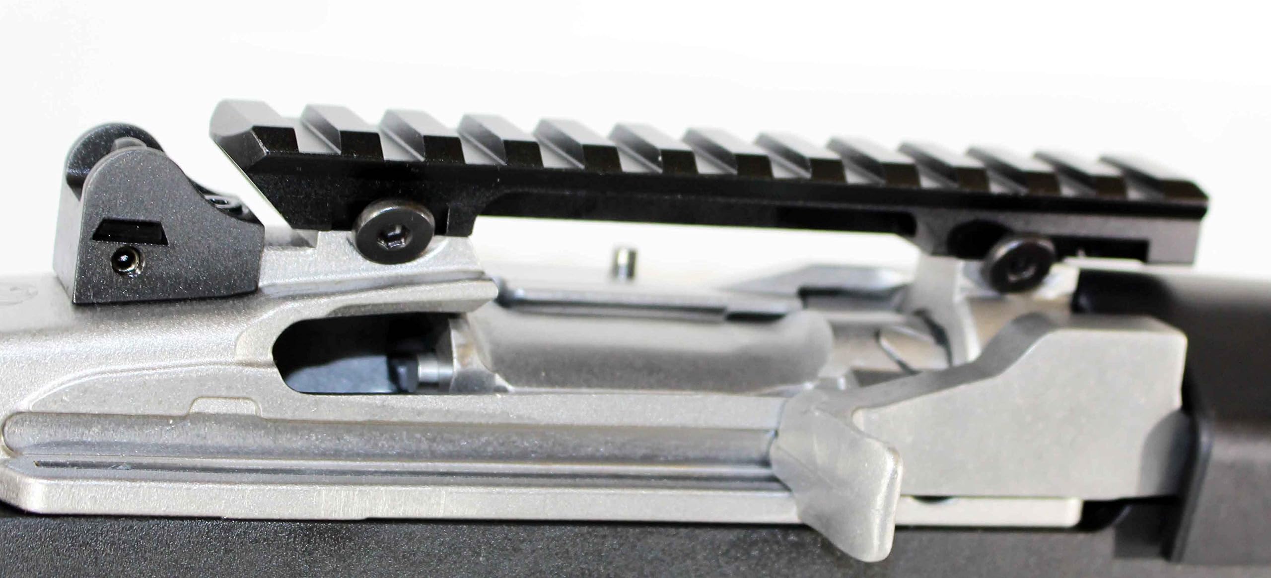 Trinity Ruger Model Ruger Model 30 Picatinny Weaver Base Rail Scope Mount Black Aluminum Single Rail Mount.