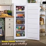 Russell Hobbs Freestanding Upright Freezer 168L 145x54x59cm White RH143FZ552E1W view 6