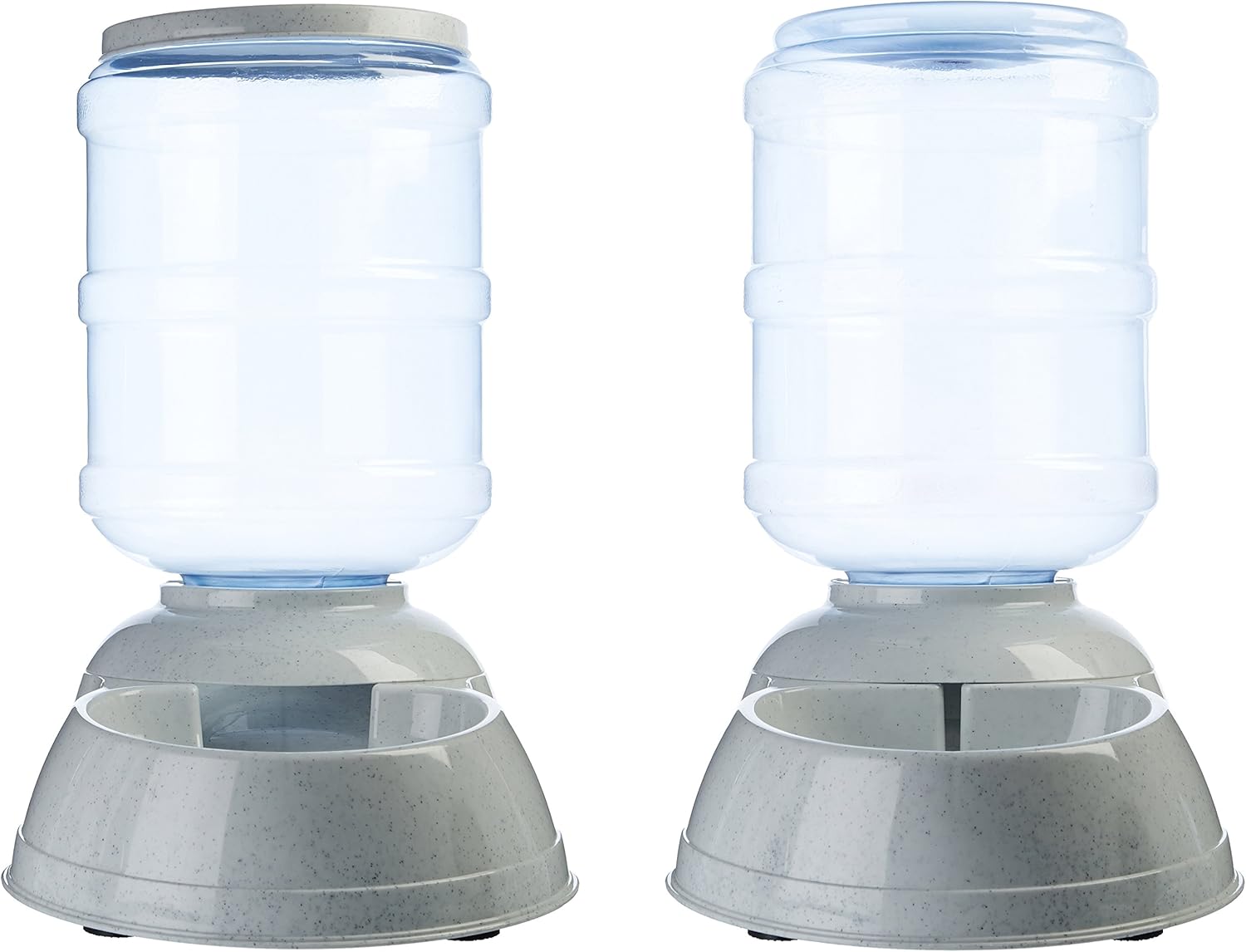 Pet Supplies : Basics Gravity Pet Food Feeder and Water Dispenser Bundle, Large (2.5-Gallon Capacity) : 