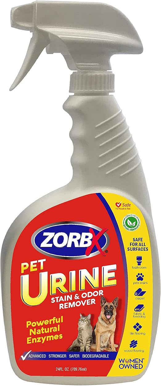 ZORBX New Pet Urine Stain Remover & Odor Eliminator