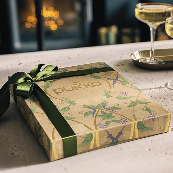 PUKKA ORGANIC TEA GIFT SET, RELAX SELECTION HERBAL TEA SAMPLER FOR HEALTH AND WELLNESS, 45 TEA BAGS
