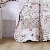 B&B Zurich Patchwork Bedspread Set 100% Cotton Filling Quilted Comforter view 4