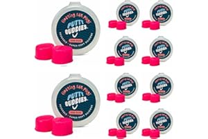 PUTTY BUDDIES Floating Earplugs 10-Pair Pack - Soft Silicone Ear Plugs for Swimming & Bathing - Invented by Physician - Keep 