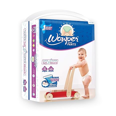 Wowper Fresh Pant Diapers Extra Large 46 Pieces