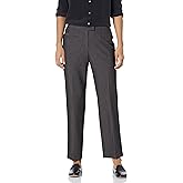 Ruby Rd. Women's Petite Flat-Front Easy Stretch Pant