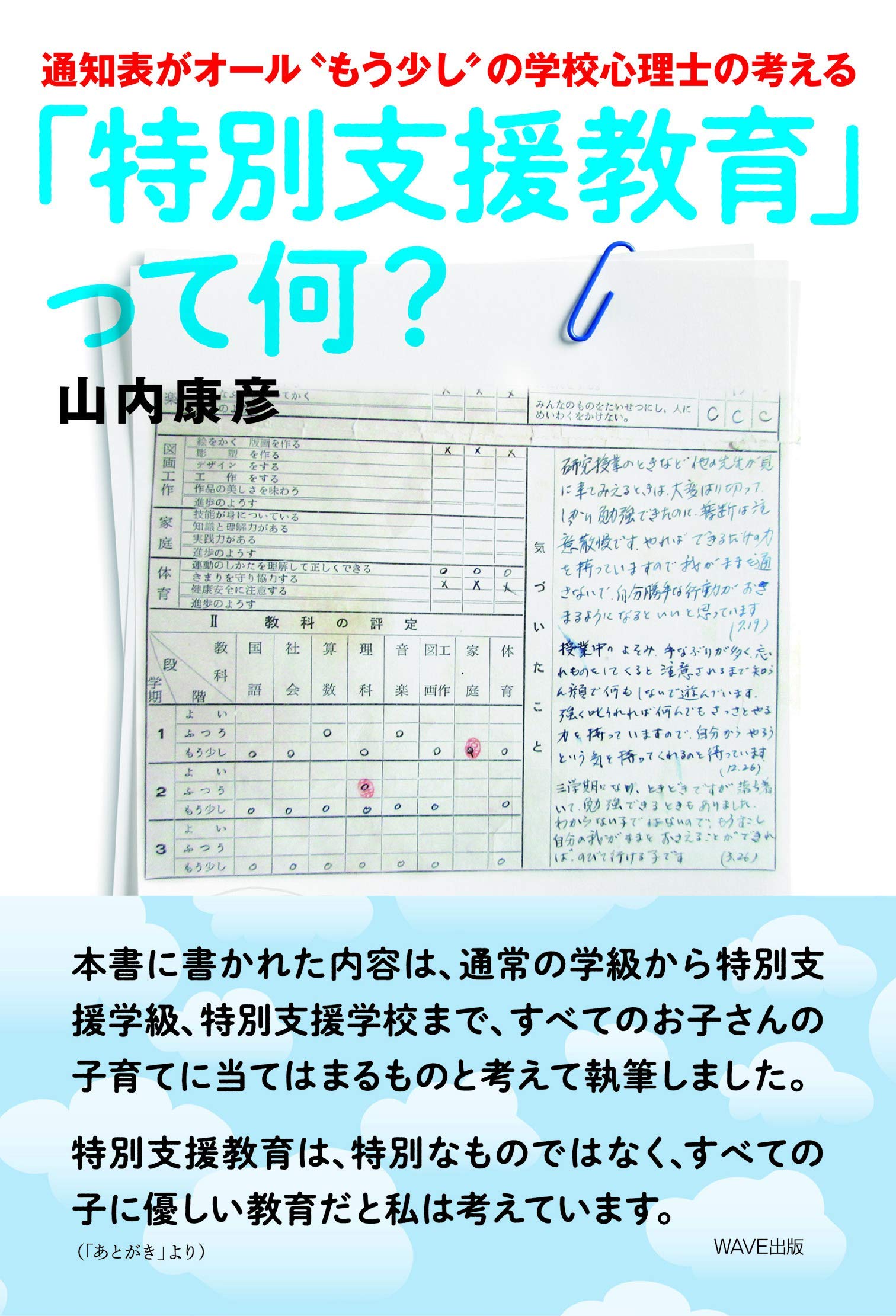 通知表がオール もう少し の学校心理士の考える 特別支援教育 って何 山内康彦 本 通販 Amazon