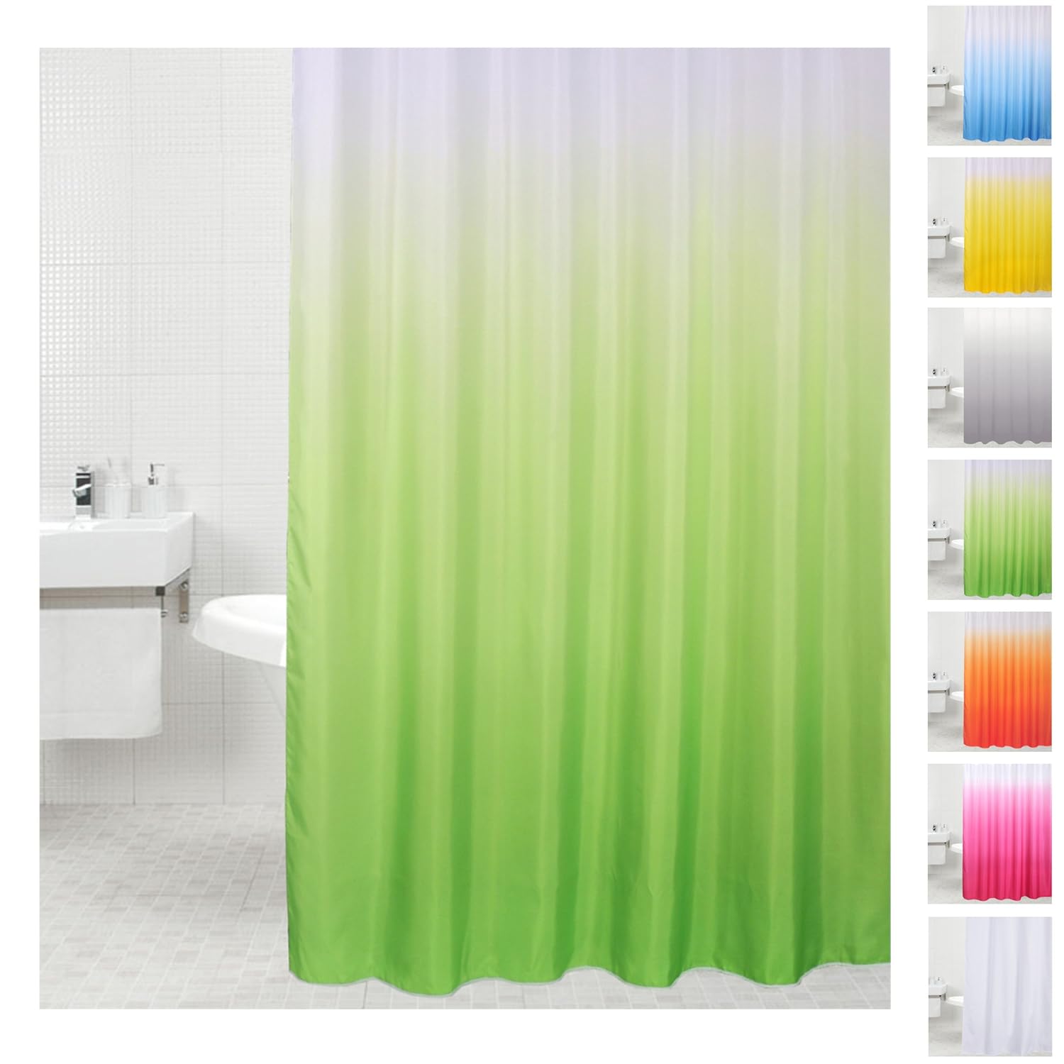 Shower curtain Great range of colorful shower curtains Waterproof