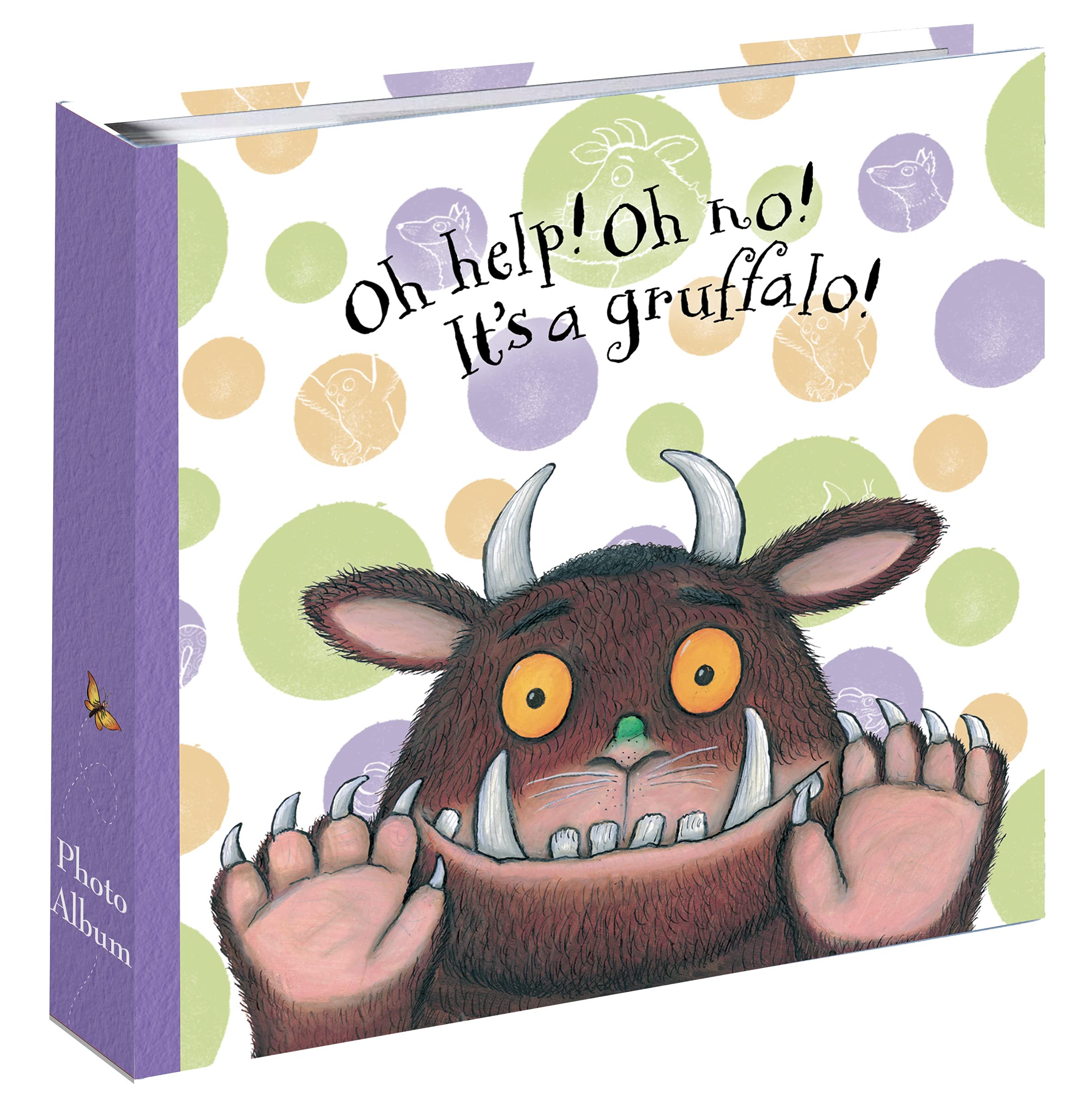 The Gruffalo Photo Album – Holds 100 Photos | Chunky Keepsake Memory Book with Notes Section | Baby, Family & Gift Album | Soft Padded Cover