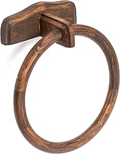 Toallero Madera Envejecida Nogal Mathilde (065409 ...