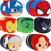Just Play Mini Tsum Tsum - Marvelous Avengers 2.5" Plush, Set of 3, Random Characters
