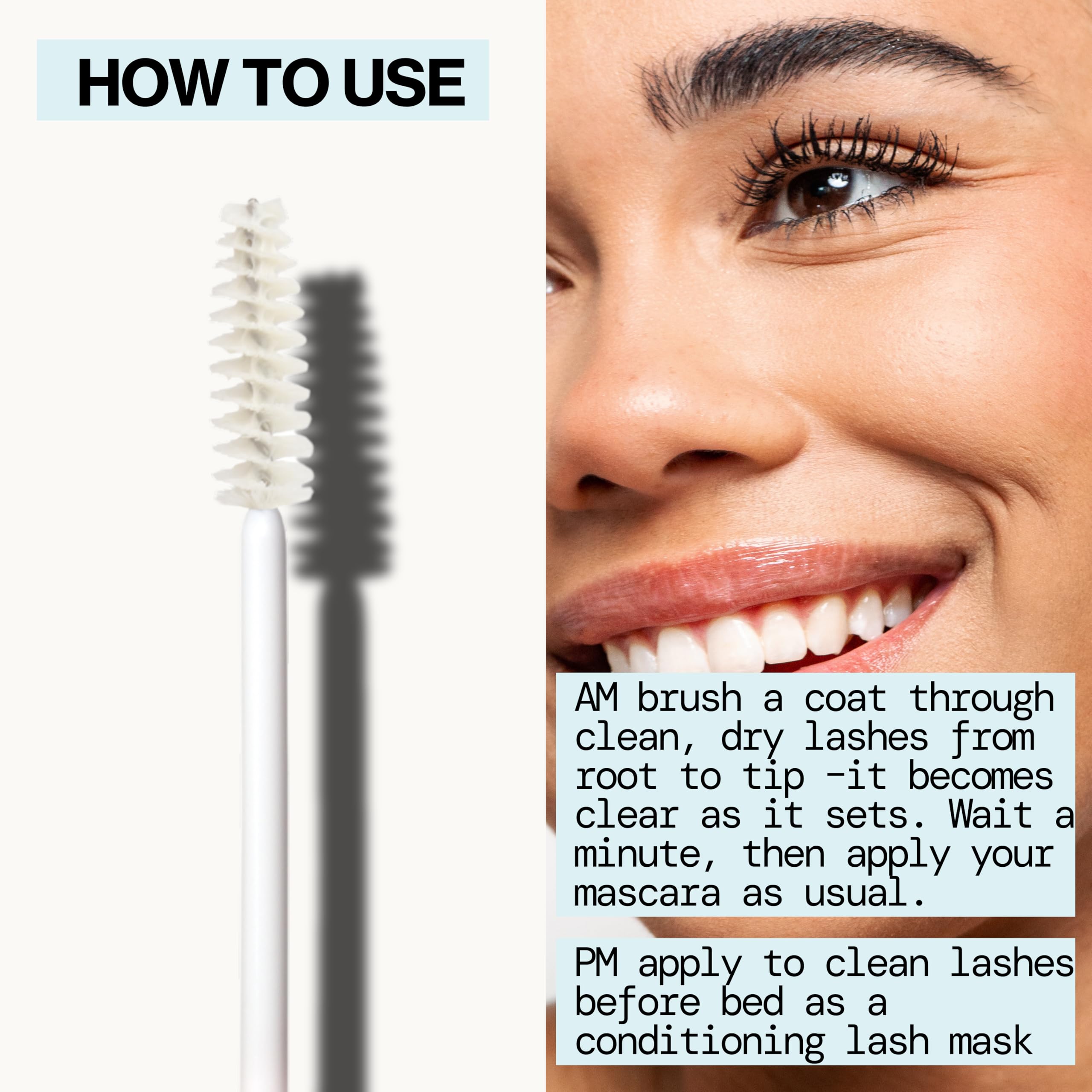 Pacifica Vegan Collagen Eye Lash Serum & Clear Mascara Primer – Conditioning Vitamin B & E Formula for Longer, Fuller Lashes, Eyelash Makeup Cruelty-Free Clean Ophthalmologist Tested