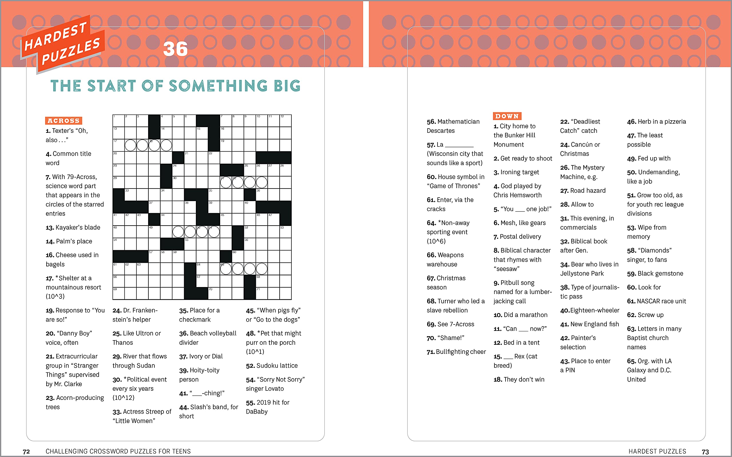 amazon com challenging crossword puzzles for teens 50 fun and clever puzzles to test your skills 9781638079521 king chris books