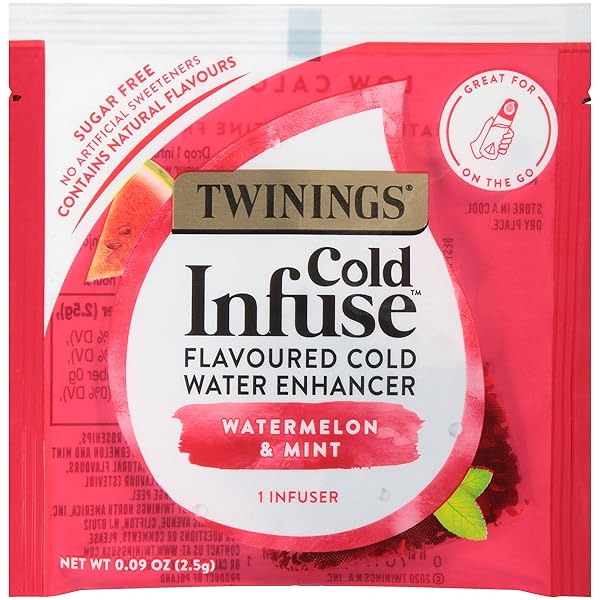 TWININGS COLD INFUSE WATERMELON & MINT, 22 INFUSERS