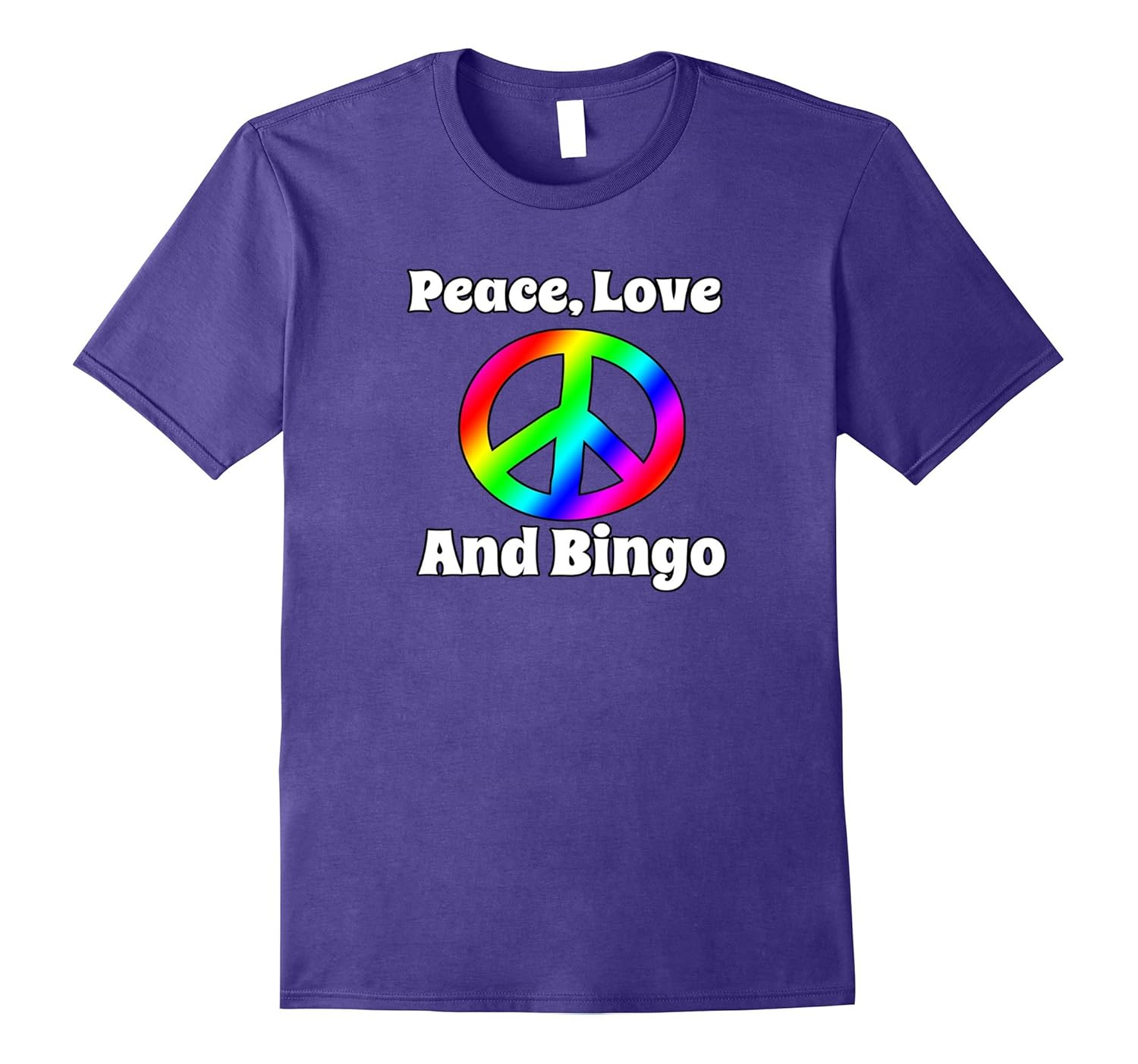 Peace Love And Bingo Shirt For Bingo Players-ANZ