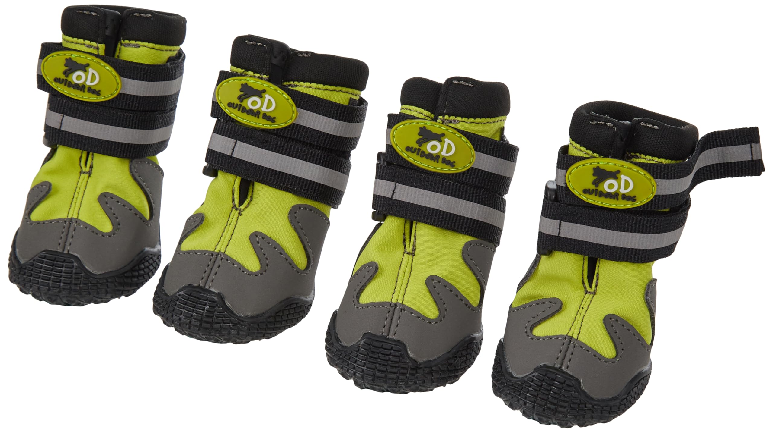 ALL FOR PAWS Outdoor Dog All Road Dog Boots, Medium, Green, 3.09 kg