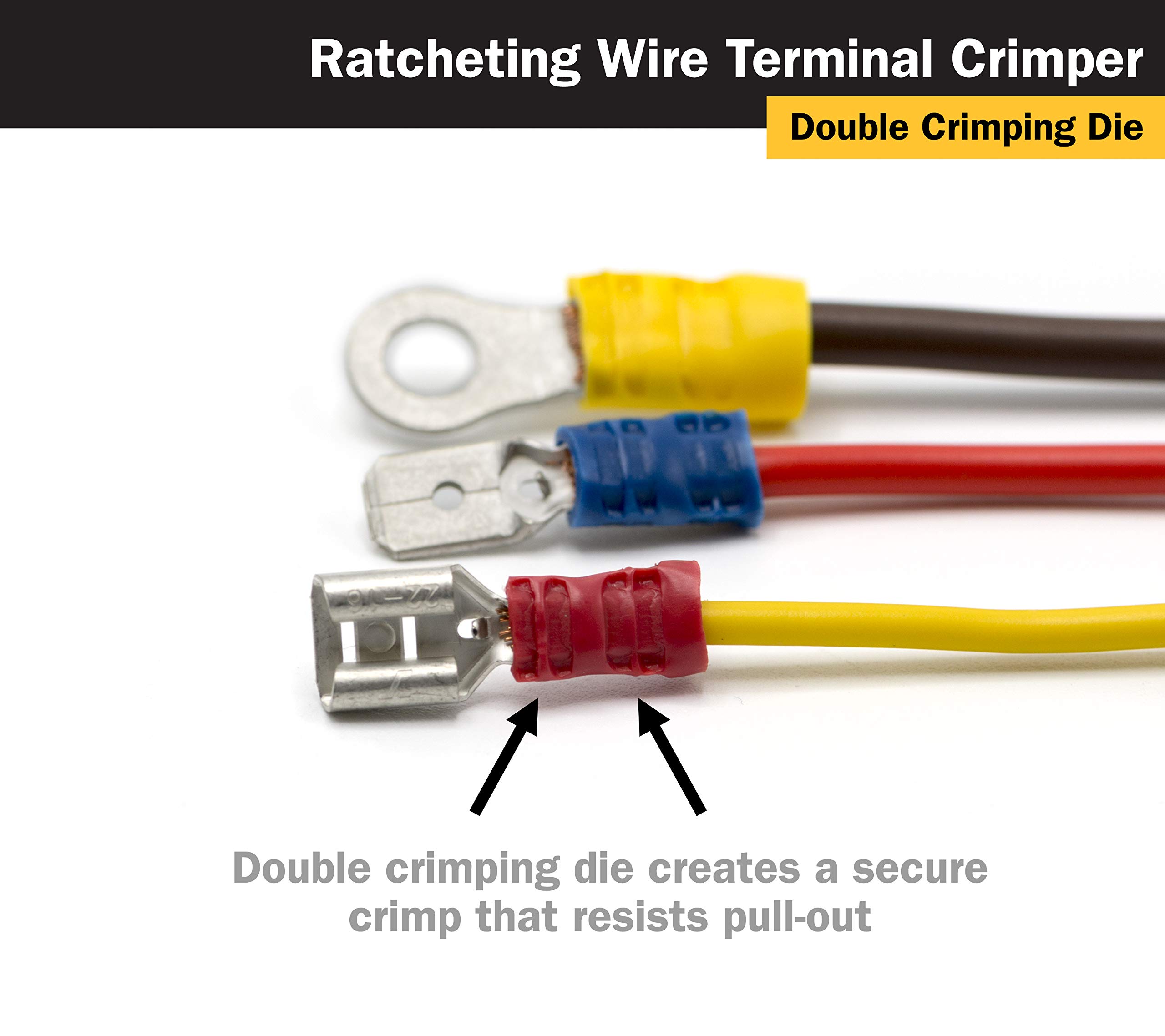 Titan 11477 Ratcheting Wire Terminal Crimper - Foto 8