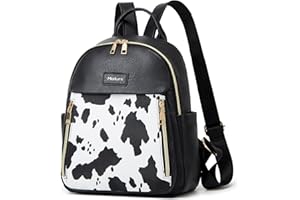 MAKES Mini Backpack for Women, Stylish Daypack Purse Handbag Small Casual Daily Travel Bag, Lady Girls Gifts for Work