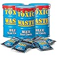 TOXIC WASTE - Hazardously Sour Candy Blue Drum - Blue Lemonade, Cotton Candy, Blutti Frutti, Concord Grape, & Umeboshi Flavors - 1.48 oz. Drums - 3 Pack